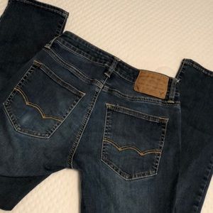 AEO extreme flex slim straight jeans